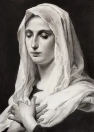 Study of Francesco Hayez' Madonna